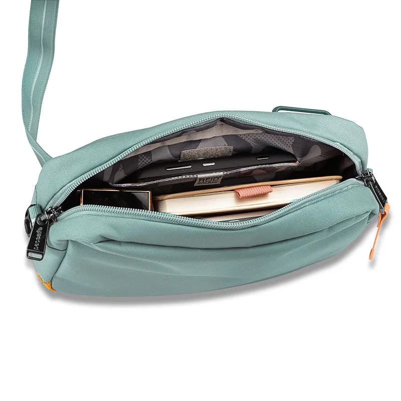 Sac à main femme stop-pickpocket turquoise