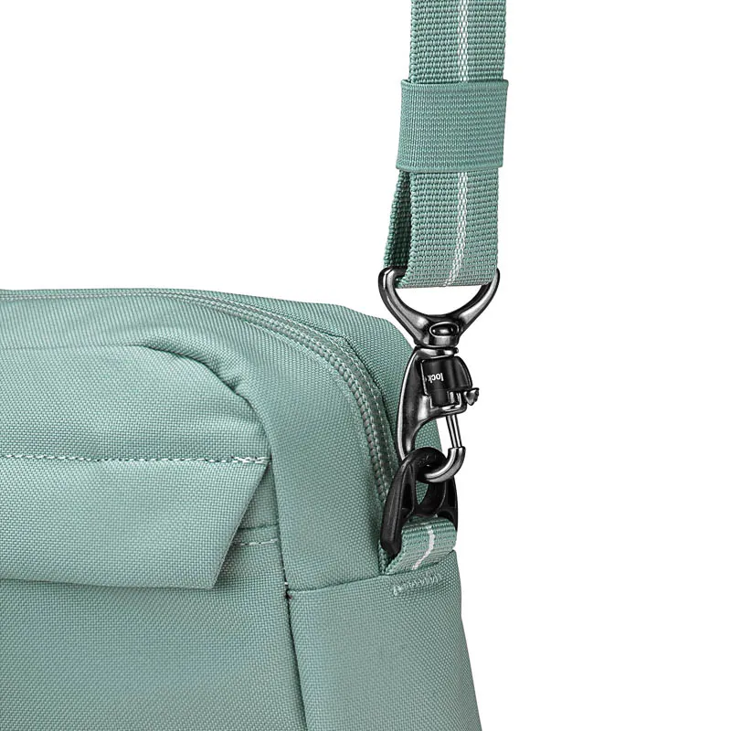 Sac à main femme stop-pickpocket turquoise