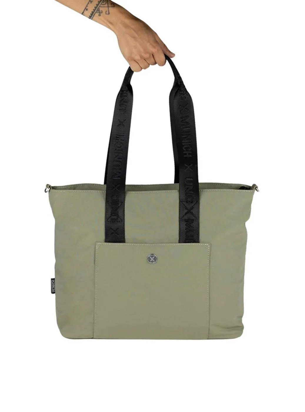 Sac à main Munich Shopper Bloom vert pour femme