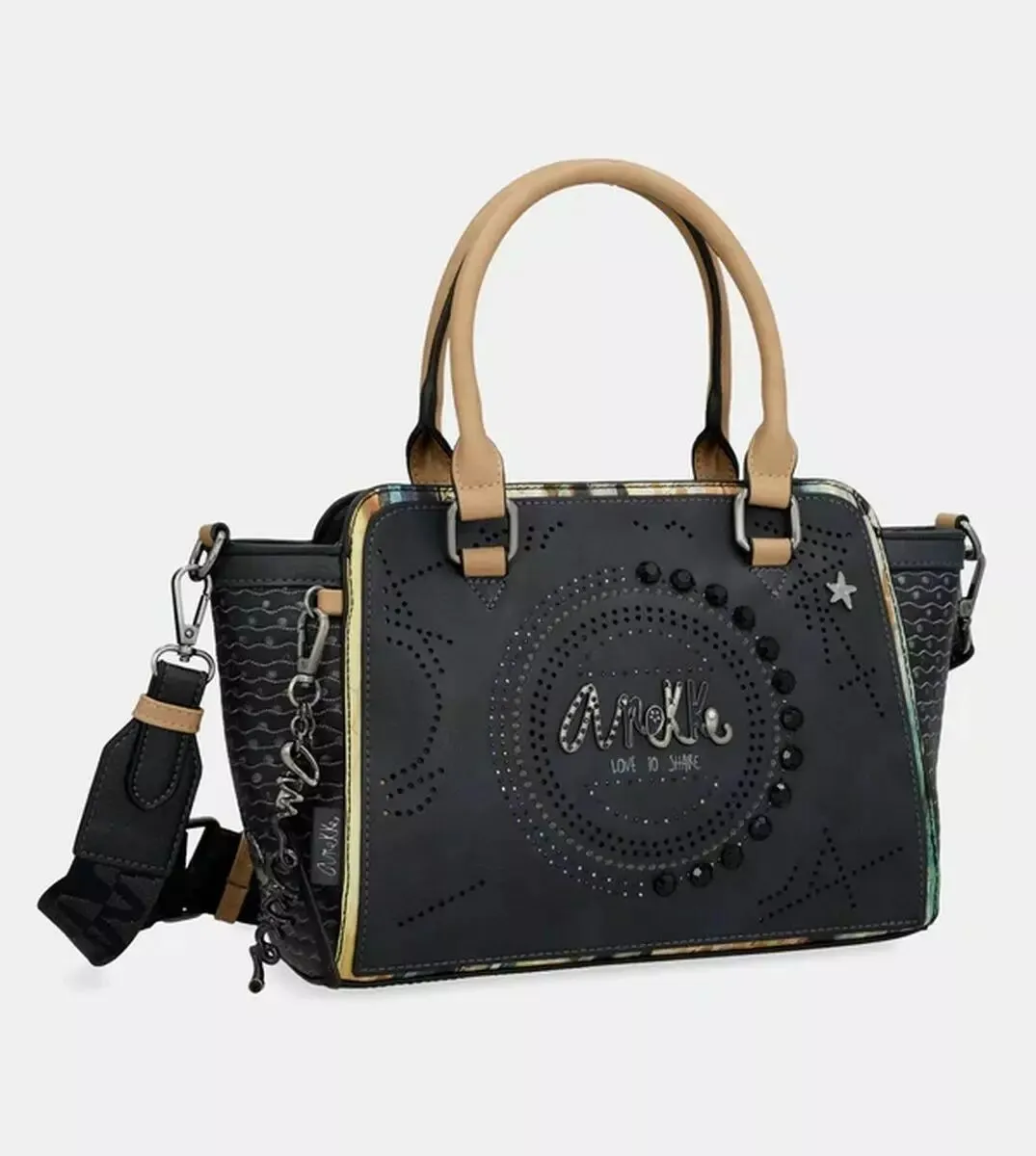 Sac à main noir Anekke pour femme