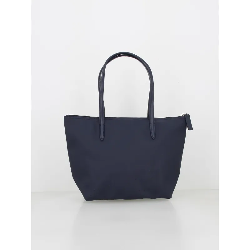 Sac à main shopping bleu marine femme - Lacoste | wimod