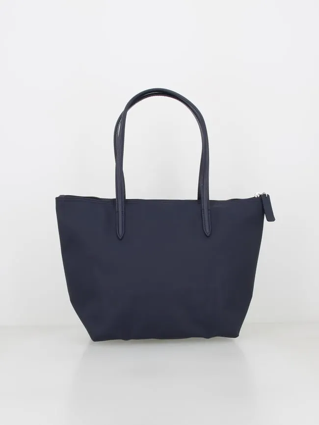 Sac à main shopping bleu marine femme - Lacoste | wimod