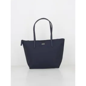 Sac à main shopping bleu marine femme - Lacoste | wimod