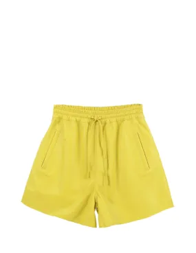 Short en cuir Oakwood ref 51954 jaune