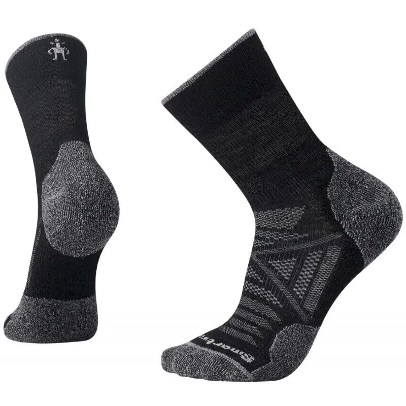 Smartwool PhD Outdoor Light Mid Crew - Chaussettes randonnée homme | Hardloop