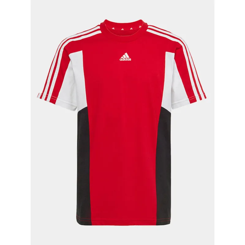 T-shirt uni logo rose enfant - Adidas | wimod