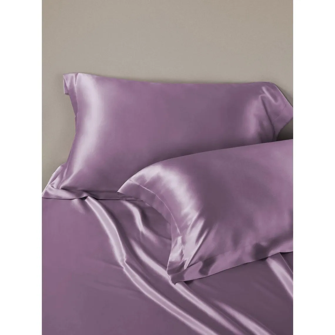 Taie d’Oreiller Oxford En Soie  Violet lavande | 3 Suisses