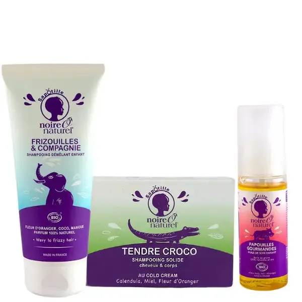 Trio Soins Cheveux Enfant - Noireônaturel