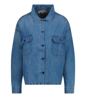 Veste en Denim Shine Drop Wash Red Legend - Jane de Boy