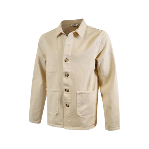 Veste mixte personnalisable en coton sergé - Made in France - 355g - MARIUS- Vertlapub