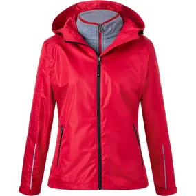 Veste polyvalente 3 en 1 - Femme - JN1153 - rouge 