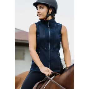 Veste équitation femme 2-en-1 Pro Series Exbury avec ou sans manches