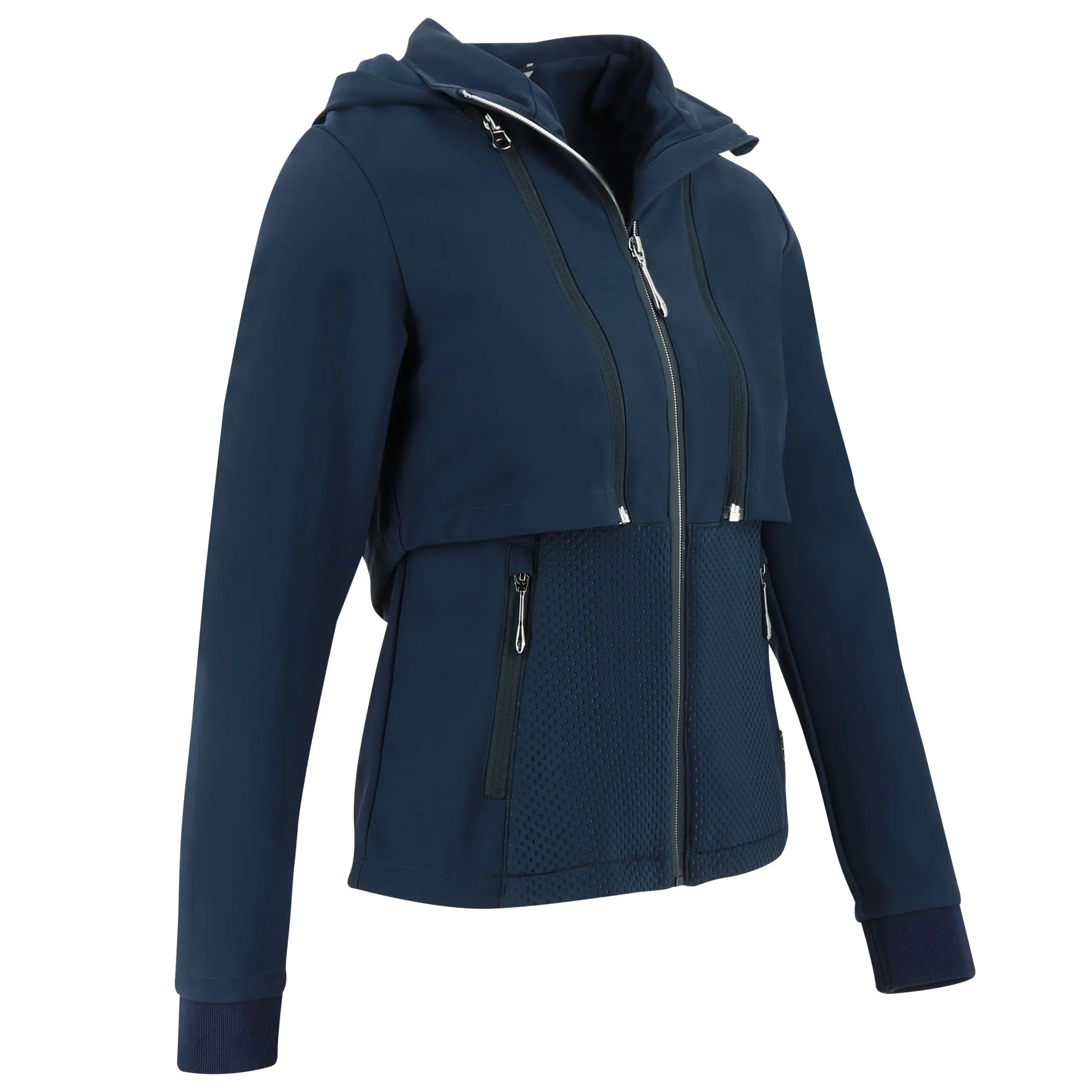 Veste équitation femme 2-en-1 Pro Series Exbury avec ou sans manches